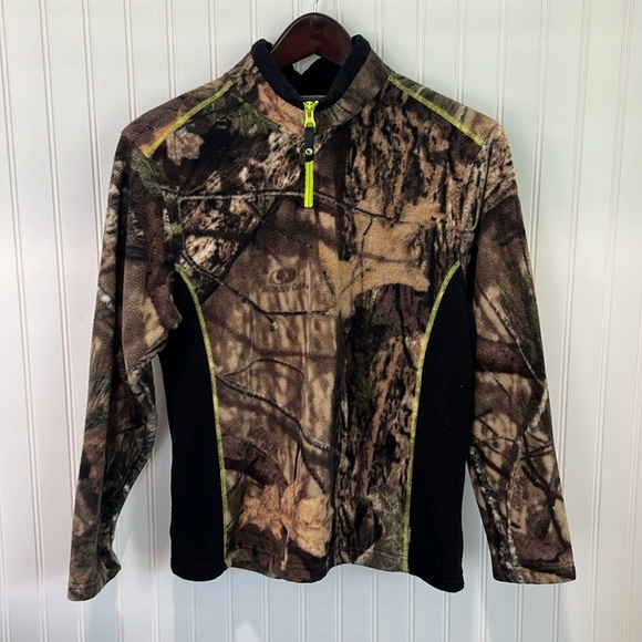 Camo Quarter-Zip Fleece - Picture 1 of 5